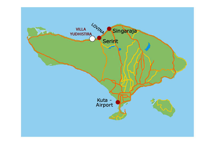 Map Villa Yudhistira